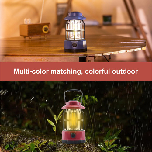 Linterna Led De Camping: Luz Regulable, Portátil Y Acuática