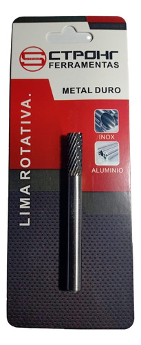 Lima Rotativa Cilindrica Corte Frontal Haste 6mm Corte16x6