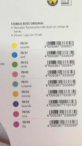 Stabilo Boss: Gama Completa C/19 Colores ,10 Pastel Y 9 Neón