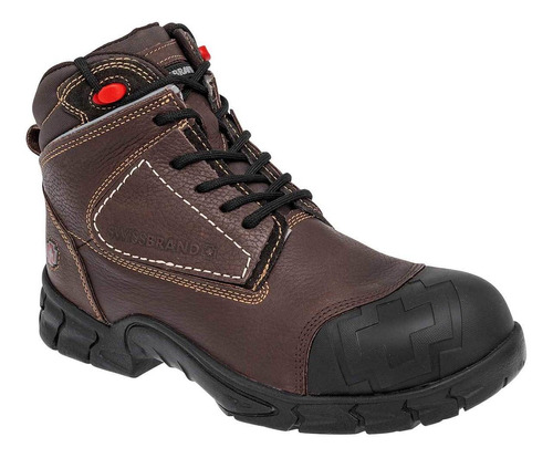 Bota Industrial Swissbrand 510701 Para Hombre Color Cafe E5