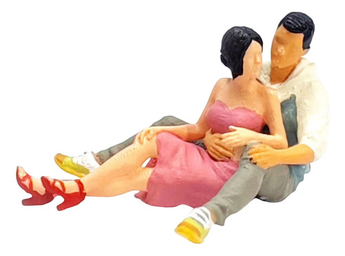 Figura De Pareja 1:64, Ornamento De Escritorio, Tren, Rosa B