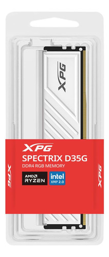 Mem. Ram Adata Xpg Spectrix D35g Rgb, Wh, 8gb Ddr4 3200 Mhz