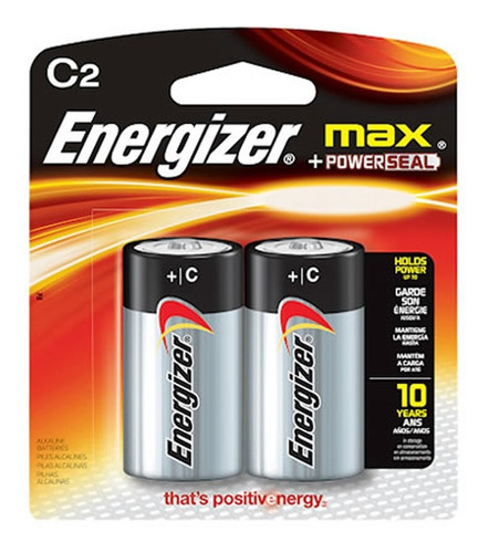 Imagen 3 de 4 de 12 Pilas C Medianas Energizer 1.5v Alcalina - Caja Cerrada