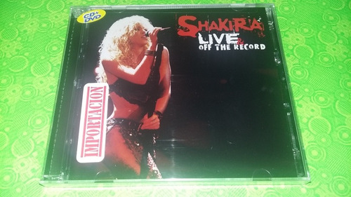 Shakira En Vivo Y En Privado Cd + Dvd Disco Importado