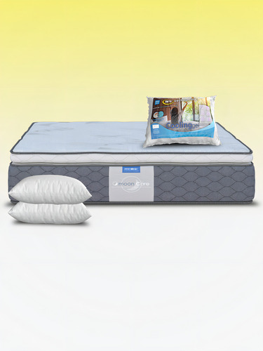 Colchón Individual Restonic Europa Mart Confort Care Con 2 Almohadas Memory Foam