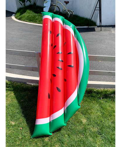 Inflable Flotador Para Niños, Juguete De Alberca Sandía Color Rojo