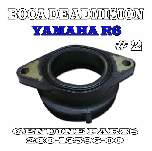 Boca De Admision Yamaha R6 06-17 #2 Original 2c013596000 Fas