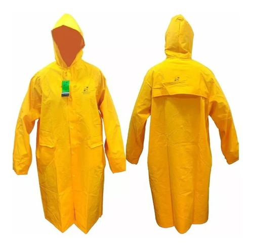 Capa De Lluvia Impermeable Resistente De Pvc - Polyester