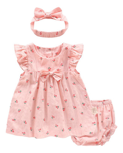 Conjunto De 3 Piezas De Ropa Infantil Para Bebés Y Niñas