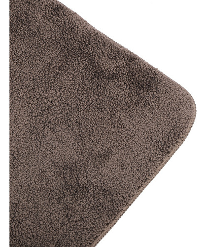 Alfombra Marrón Engrosada Para Baño, Dormitorio Suave
