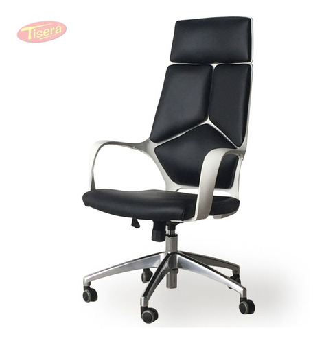 Imagen 3 de 6 de Sillon Oficina Ejecutivo Ergonomico Alto Blanc Tisera Codc02