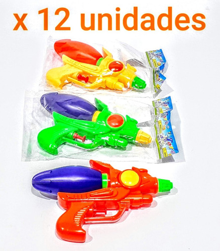 Pistola De Agua Plástica X12 Mayorista Juguete Pacho's