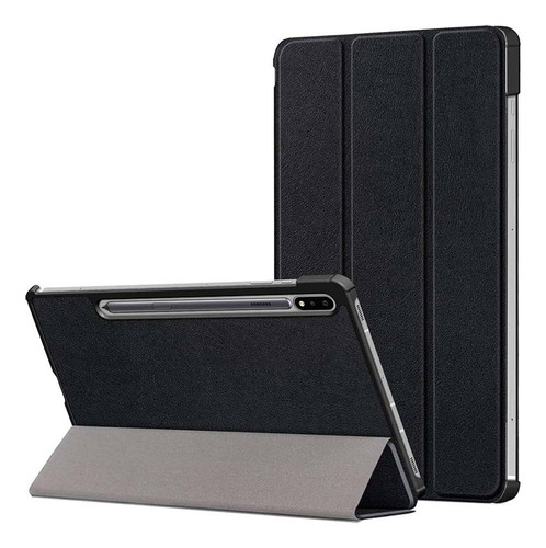 Funda Smart Cover Para Tablet Samsung S9 Plus + Vidrio