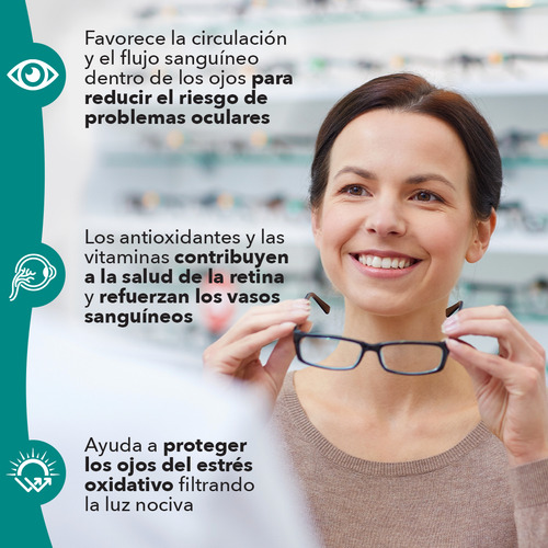 Lifeseasons Visibili-t Para La Salud Ocular, 60 Cápsulas Sabor Sin Sabor