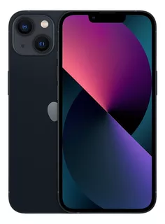 Apple iPhone 13 (128 Gb) En Caja Original - Negro (azul Medianoche) Bateria 100%, Estetica De 10, Meses Sin Interes