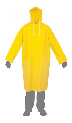 Pilot Lluvia Amarillo Impermeable Exterior Pvc Truper Imper