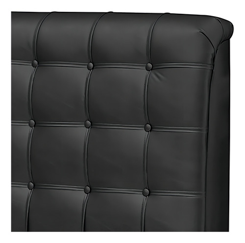 Cabeceira King 195cm Dama New Plus Preto Ggwt