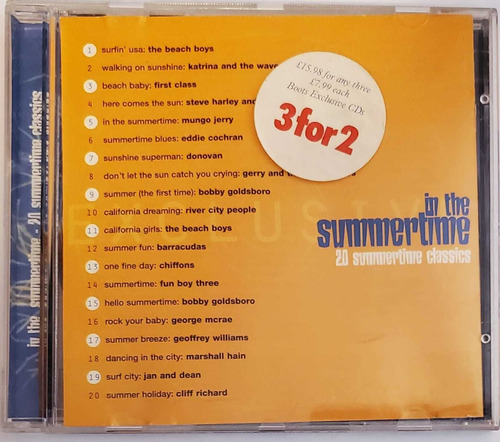 Cd Compilado | In The Summertime: 20 Summertime Classics (su