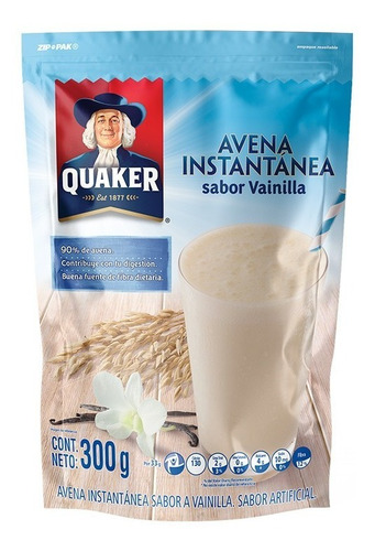 Imagen 4 de 4 de Combo Avena Quaker Momentos Fortificada- Instantánea- Molida