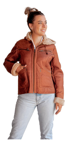 Campera De Cuero De Oveja De Mujer Suela - Modelo: 106 Napa