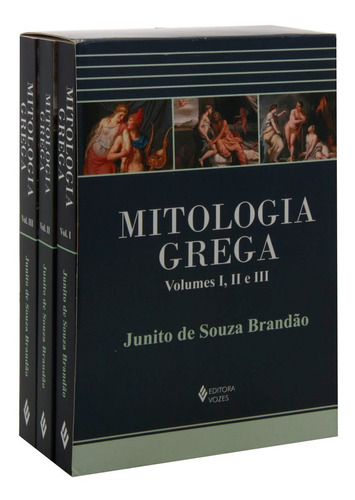 Livro Mitologia Grega - Caixa 3 Volumes