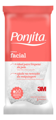 Esponja Facial Suave Ponjita 3pzas