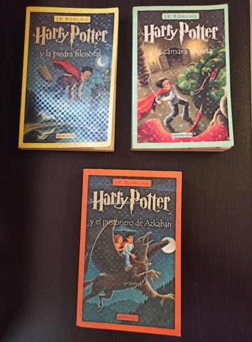 Serie Harry Potter Son 3 Libros De J.k. Rowling 