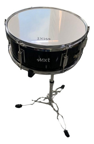 Bateria Acústica Completa Mxt M-B120P Cor Preto
