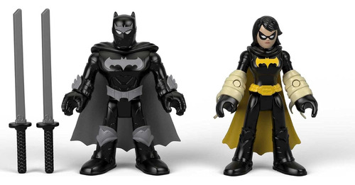 Dc Súper Amigos Fisher-price Imaginext, Black Bat Y Ninja Ba