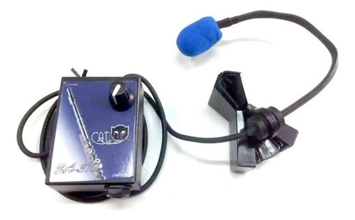 Microfono Flauta Traversa Cat Blues Sa370 Volumen Condenser Color Azul