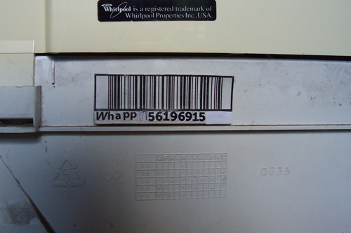 Lavarropas Whirlpool Leer Bien Awg 286/ 486 Desarme X Partes