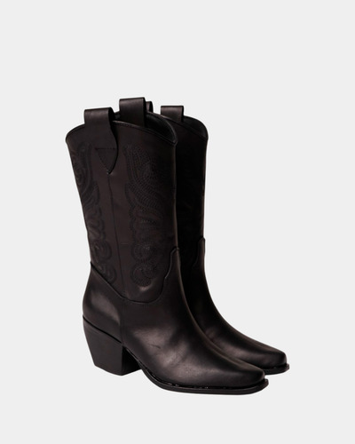 Botas Damas Botineta Borcego De Cuero Vacuno Moda Mujeres