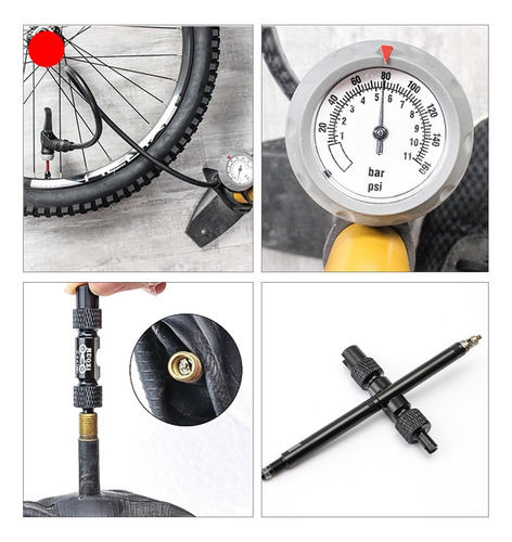 Kit Sin Cámara Para Bicicleta De Válvula De 25mm 40mm