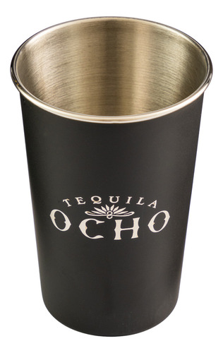 Tequila Ocho Añejo 750 Ml Con Vaso De Aluminio