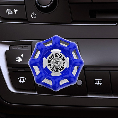 Decoração Genérica De Ignição Com Botão 5cmx2,3cm Azul