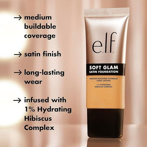 E.l.f. Soft Glam Satin Foundation Tono 31 Medium Neutral 31 Medium Neutral
