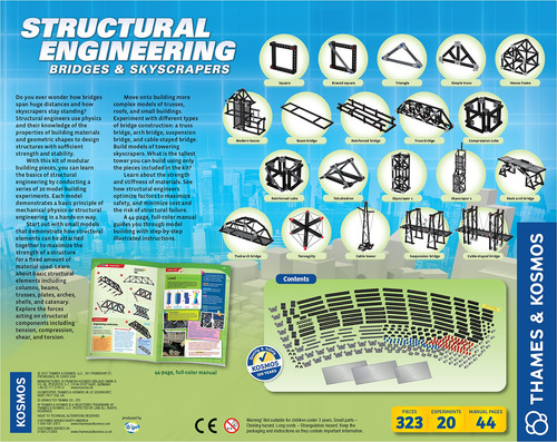 Kit De Ciencia E Ingeniería Thames & Kosmos Structural Engin