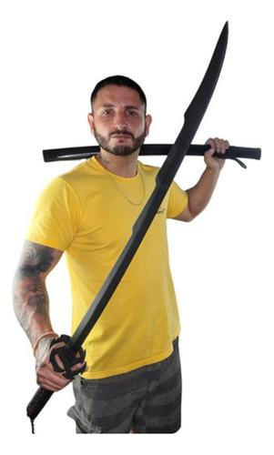 Katana Cosplay Tensa Zangetsu Evolution Bleach Lâmina Bambu