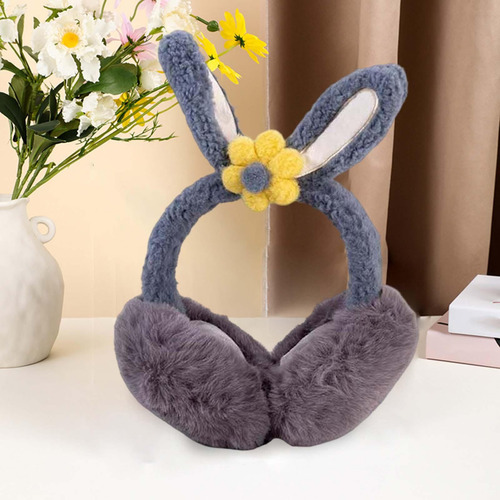 Orejeras Cálidas De Invierno Diadema Protección De Azul