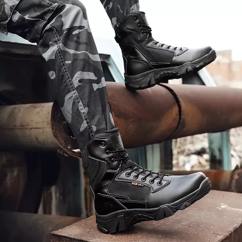 Botas Impermeable Hombre De Combate Militar Táctico Ejército