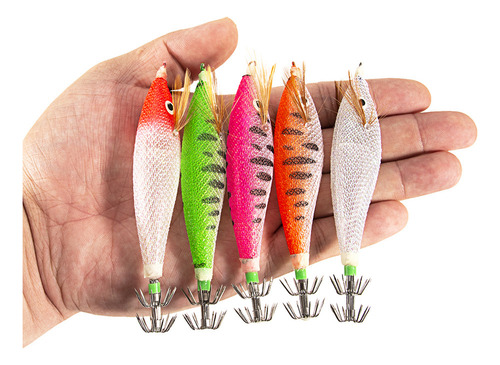 Bx Señuelo De Pesca Linous Squid Jig Para Calamares Y Sepias