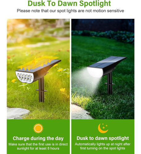 Luces Solares Exterior Impermeables Ip65 3 Modos De Brillo