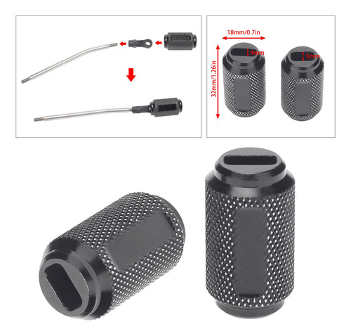 Metal 18mm Llave Hexagonal 1:10 Oruga Coche Buggy Camiones