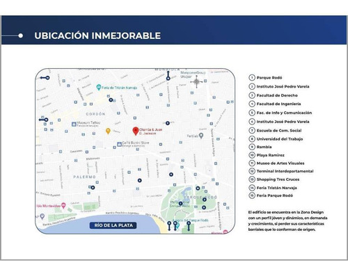Imagen 13 de 17 de Apartamento 1 Dormitorio, Al Frente .