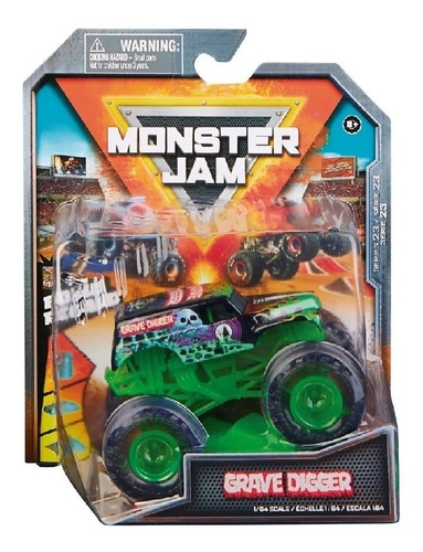 Monster Jam Auto Camioneta Metal Escala 1:64 Juguete 58701 C