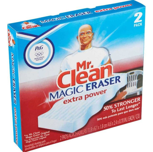 Mr Clean Magic Eraser Esponja Extra Durable 2 Pack 4x Import