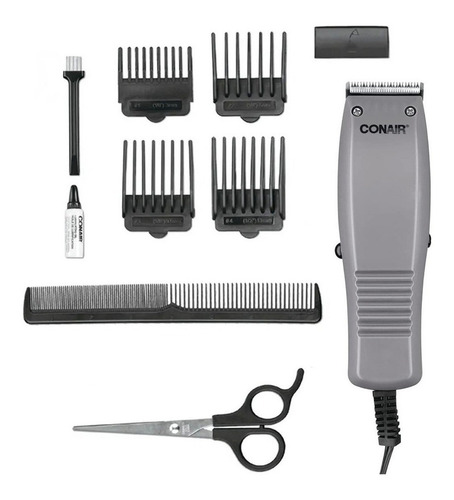 Imagen 3 de 3 de Cortadora de pelo Conair HC90ES gris 120V
