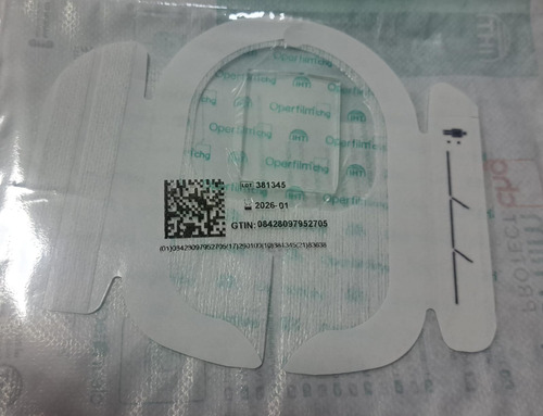 Parche Operfilm Chg Similar Tegaderm 3m. Con Clorhexidina
