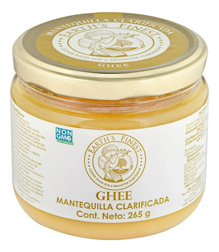Mantequilla Clarificada Ghee Earth's Finest 265 G