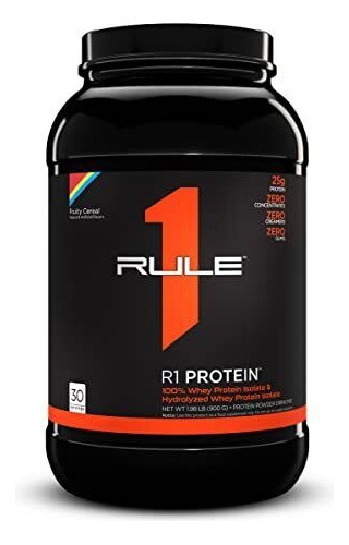 Rule One Proteína 100% Whey Protein Isolate 30servs Sabor Fruity Cereal